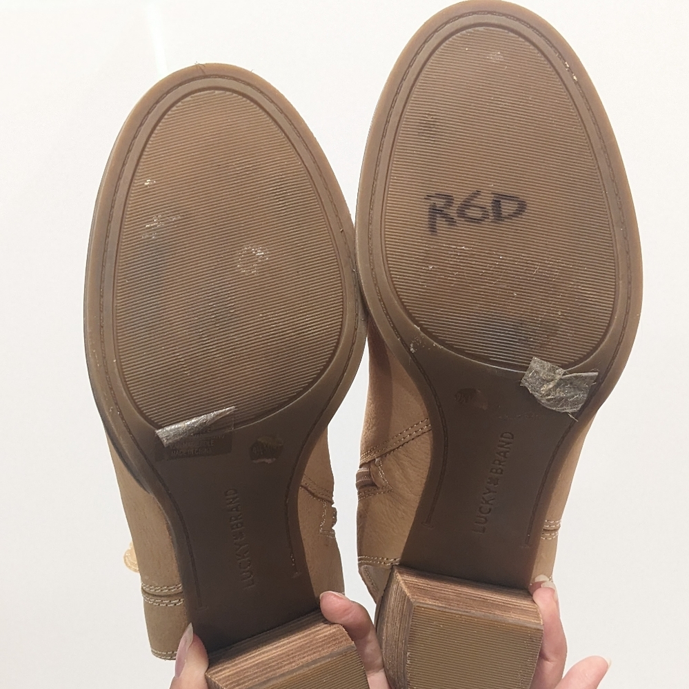 Lucky Brand Leather Jubia Booties - Picture 13 of 16